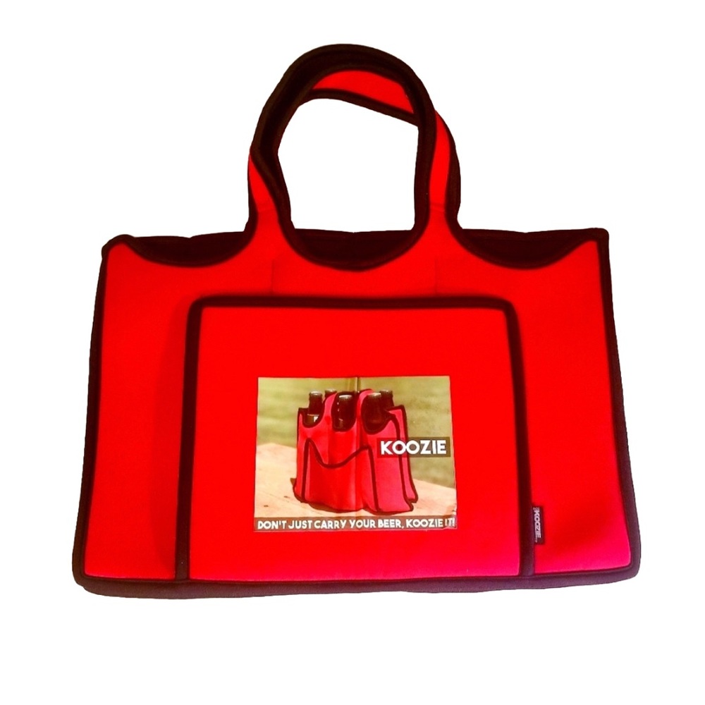 KOOZIE 6-pack Bottle / Can Holder Carrier